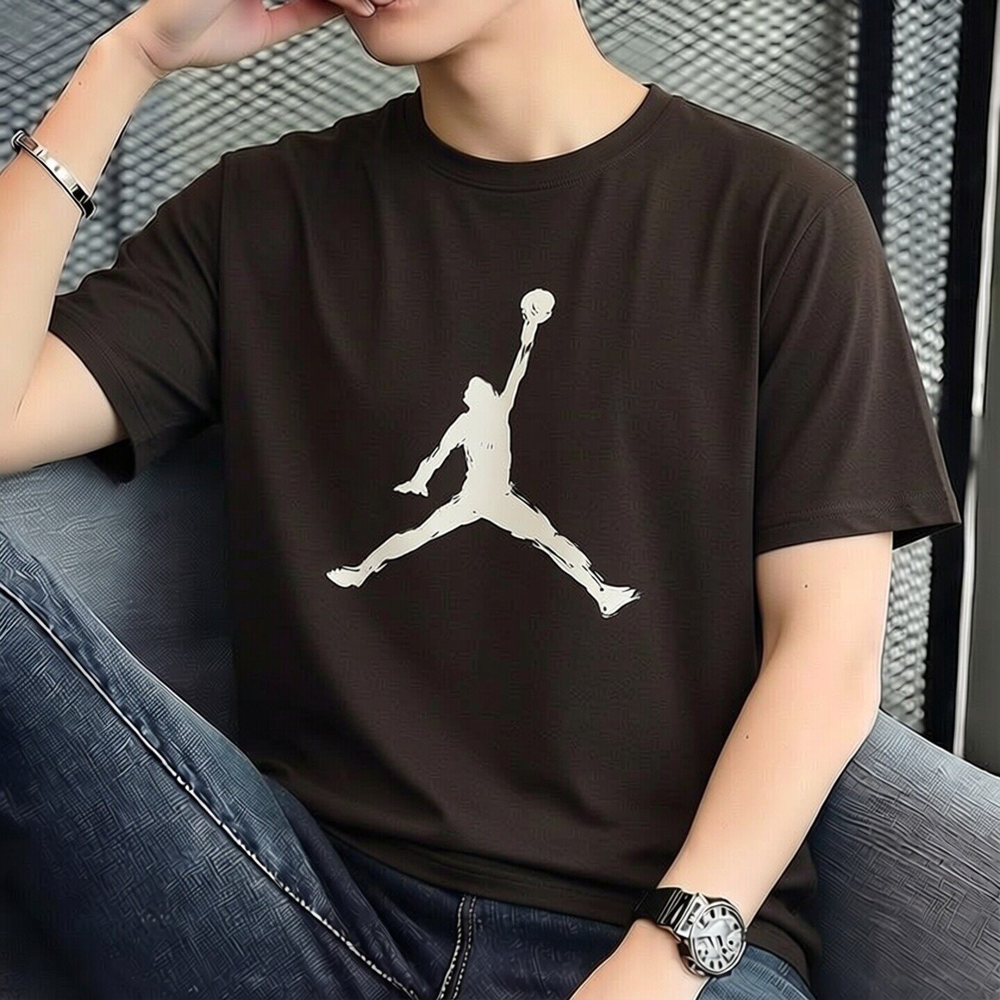 Jordan乔丹冰丝速干短袖男士篮球T恤正品健身跑步上衣AJ运动半袖
