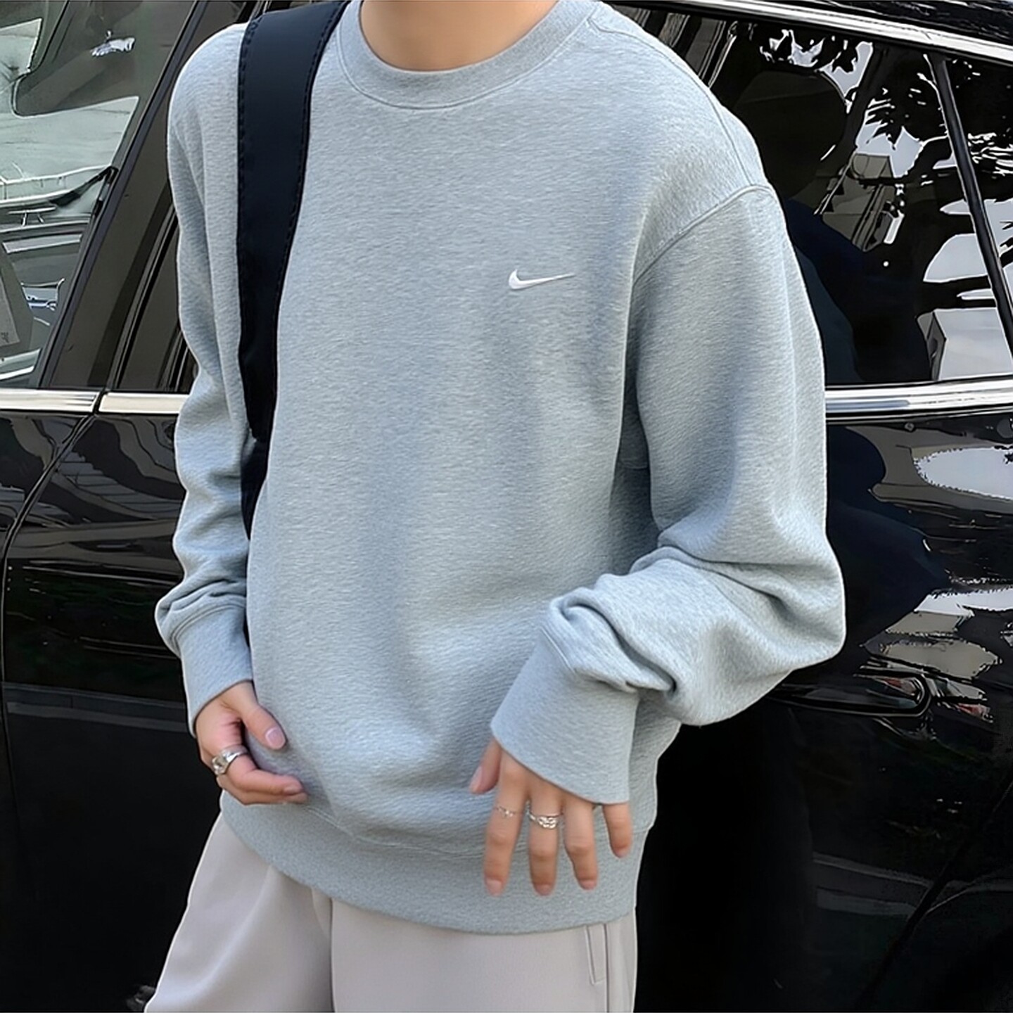 Nike耐克纯棉卫衣针织圆
