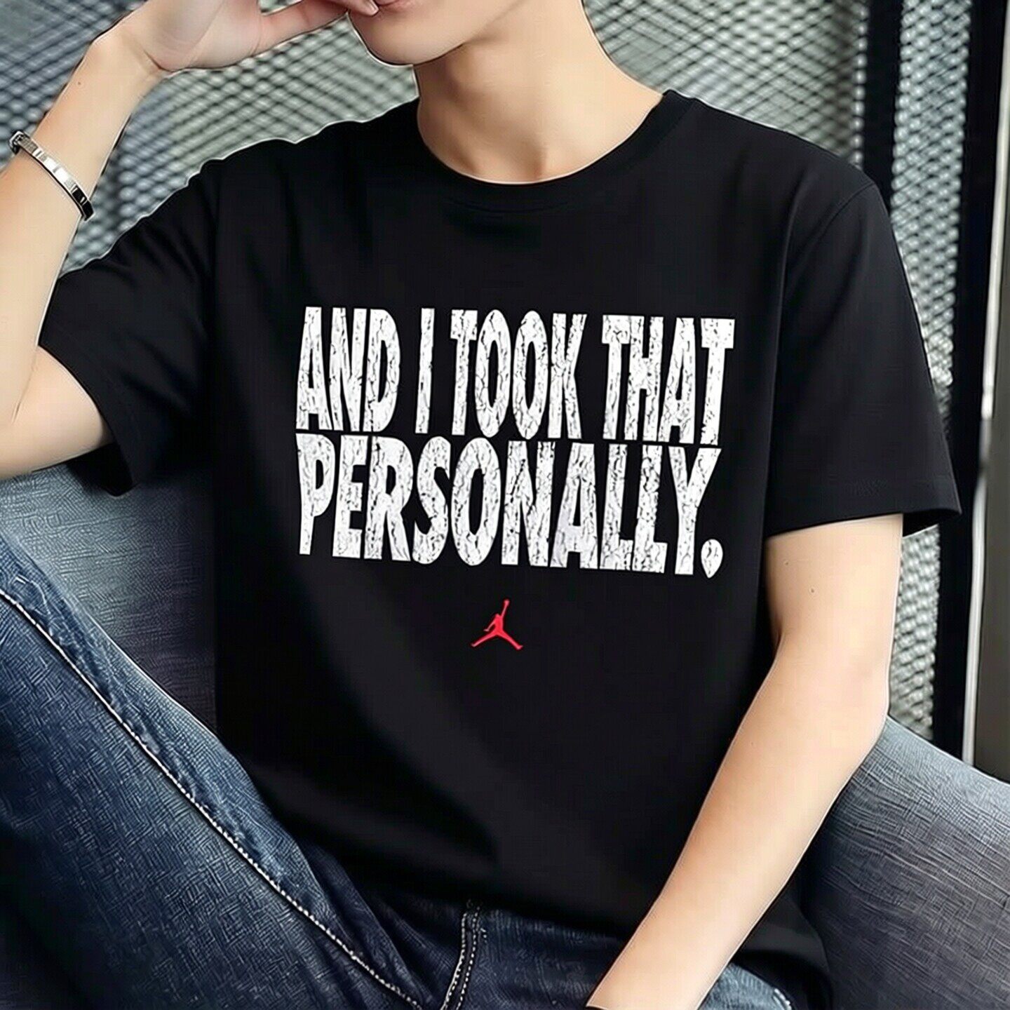 Jordan乔丹正品黑色短袖A