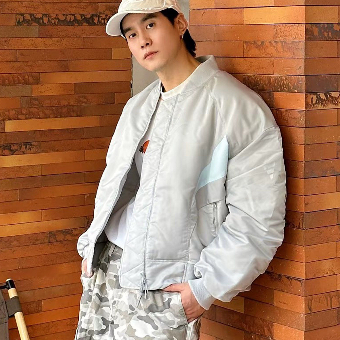 阿迪达斯加厚棒球服男棉服新款美式复古防风休闲保暖外套男士夹克
