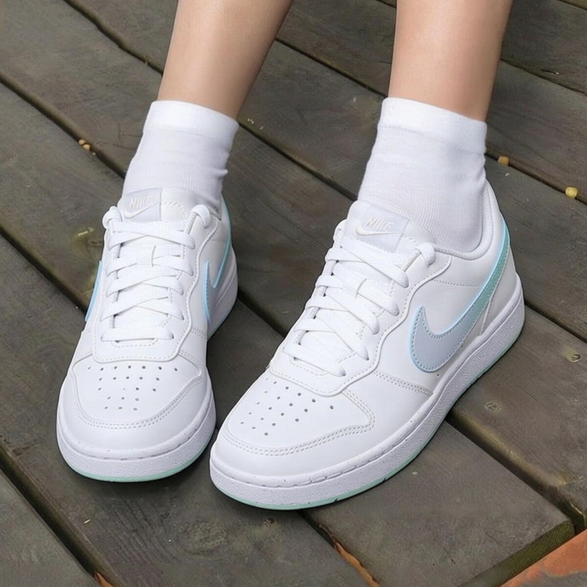 Nike耐克鞋子简版空军一号板鞋正品小白鞋轻便女子运动鞋透气潮鞋