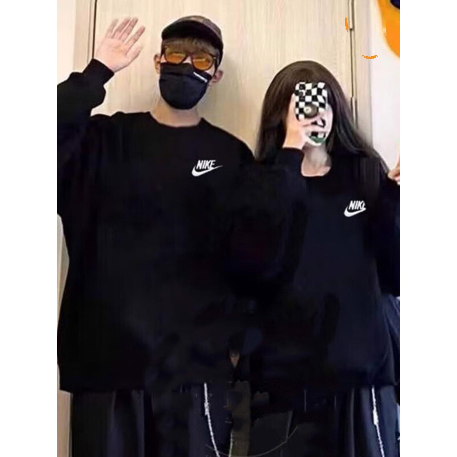 Nike耐克情侣卫衣圆领运动上衣秋季正品男女宽松套头衫正品棉外套