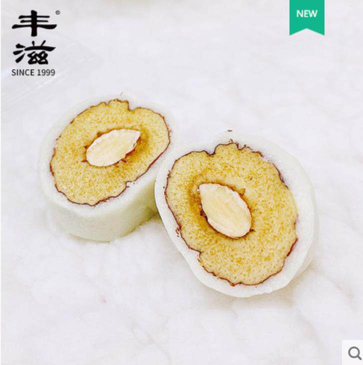 丰滋奶酪枣网红零食抖音奶油杏仁夹心枣巴旦木仁心奶枣258g&times;2袋