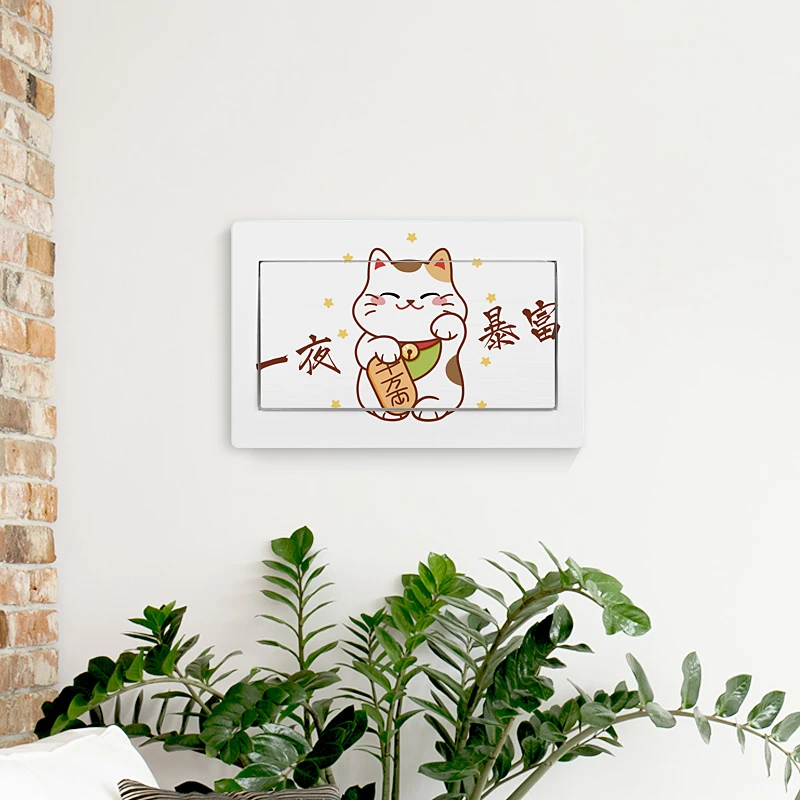 卡通可爱电表箱自粘贴纸多媒体箱壁纸弱电箱装饰画配电箱遮挡贴画