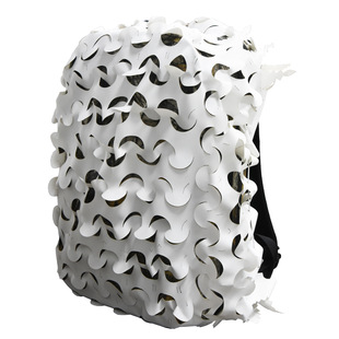 战术背包伪装罩CS遮挡装饰室外背包罩套白色头盔伪装罩防尘罩隐蔽