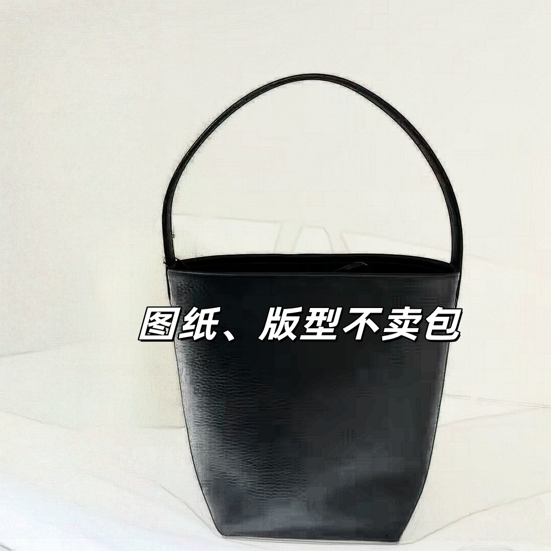 玛客水桶图纸版型五金更换手工DIY手提row包腋下包模板包包图纸