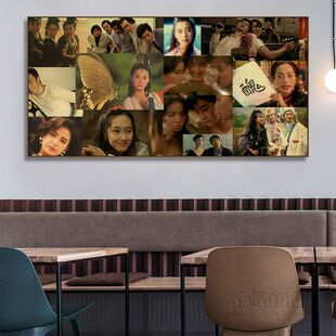 怀旧香港老电影装饰画电影院火锅店墙面经典电影人物挂画海报壁画