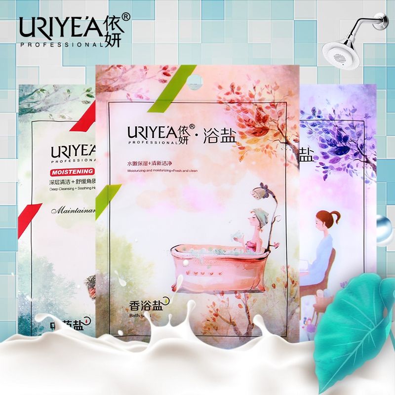 香浴盐洗浴搓背足浴护肤润滑滋润保湿去油泡脚