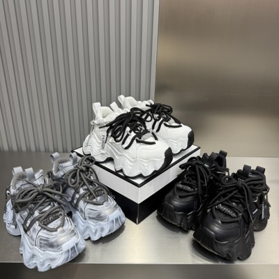 欧货超轻增高厚底老爹鞋女2025秋款擦色百搭复古休闲鞋时尚松糕鞋