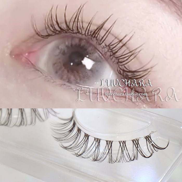 CHARAKURA3D立体感浅黑色假睫毛