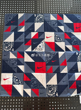 耐克/Nike 男女印花头巾魔术围脖运动跑步骑行发带方巾FV5375-469