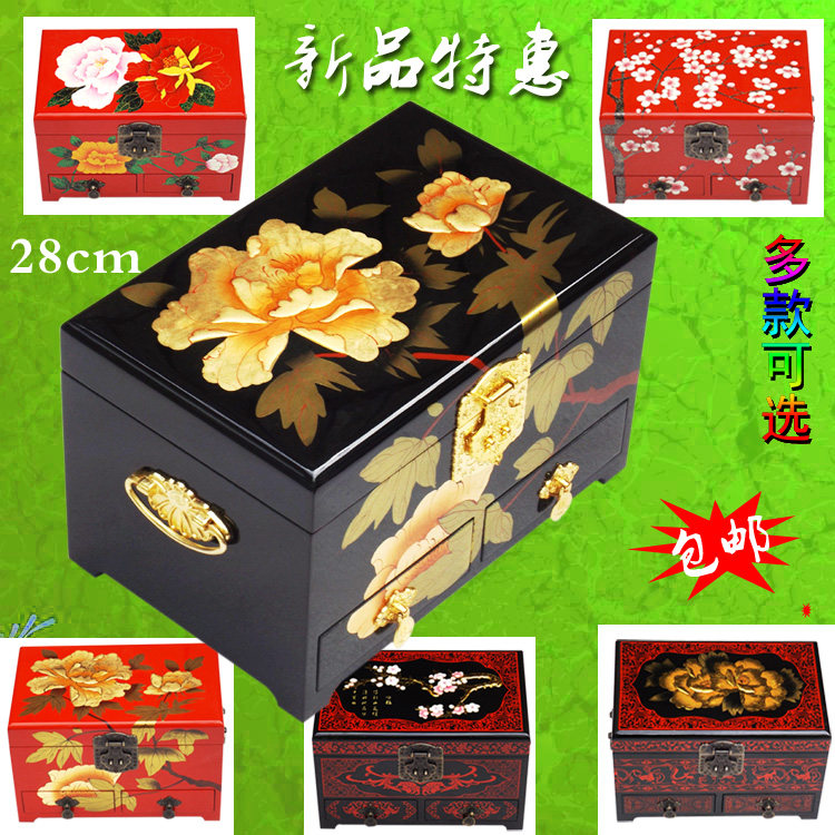 大号新款推光漆器实木包邮28cm