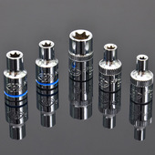 华丰巨箭花形套筒 星形套筒 五金工具小飞套头公制6.3mmE型套筒