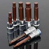 2压批嘴 内12角批头扳手12.5MM套筒头子1 华丰巨箭 S2套筒旋具