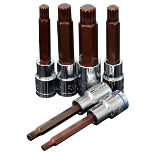 华丰巨箭 S2套筒旋具 内12角批头扳手12.5MM套筒头子1/2压批嘴