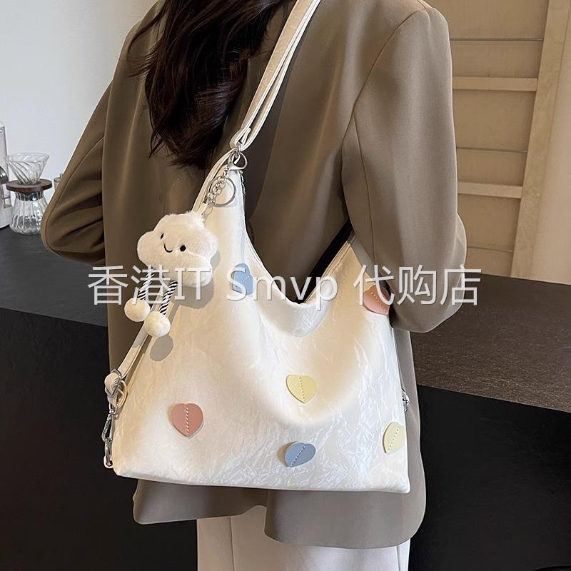 香港IT Smvp大容量包包女小众设计单肩斜挎女包托特包女双肩背包