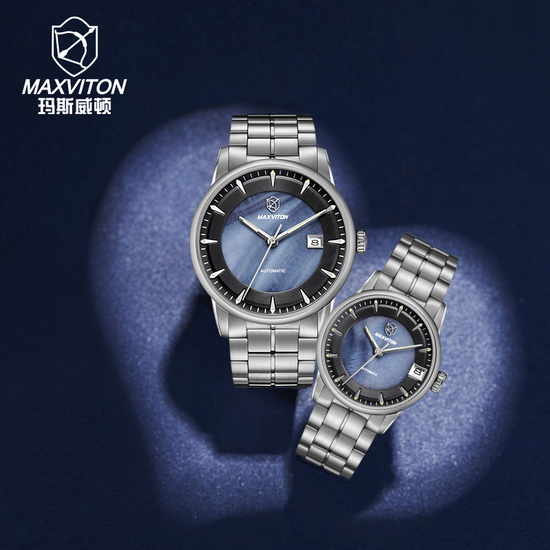 男女士防水机械表情侣款