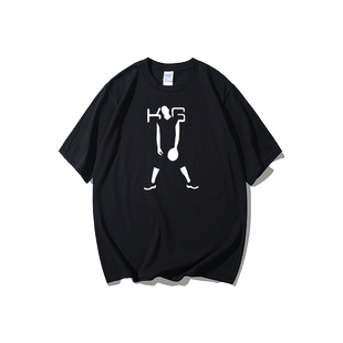 凯尔特人KG新 款篮球迷狼王加内特T恤短袖内搭男女圆领大码宽松夏