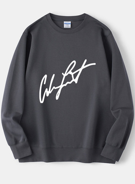 亚当兰伯特adam lambert签名周边卫衣圆领嘻哈衣服套头男女上衣宽