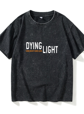 PS4 PC游戏 消逝的光芒 Dying LightT恤短袖潮衣服女男圆领大码宽
