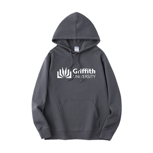 格里菲斯大学Griffith University纪念品周边校服卫衣连帽慵懒风