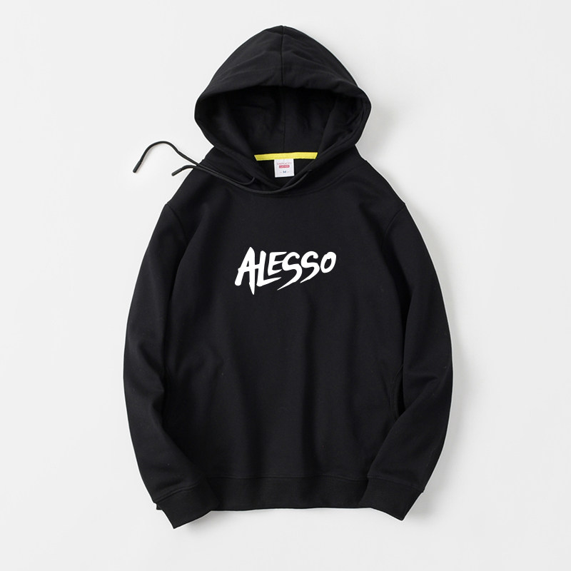 艾利索 alesso卫衣连帽内搭套头宽松男女情侣装运动春秋冬季上衣