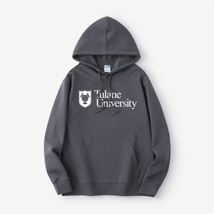 University纪念品周边校服卫衣连帽港风衣服套头 杜兰大学Tulane