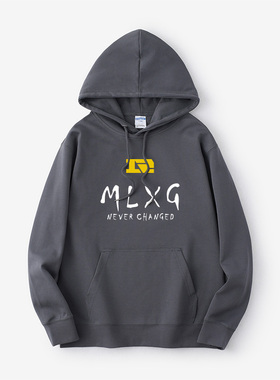 MLXG刘世宇退役纪念ALL IN我全都要gank游戏lol卫衣连帽休闲衣服