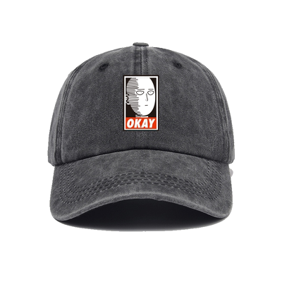 一拳超人埼玉老师one punchman一击必杀动漫周边帽子青少年鸭舌帽