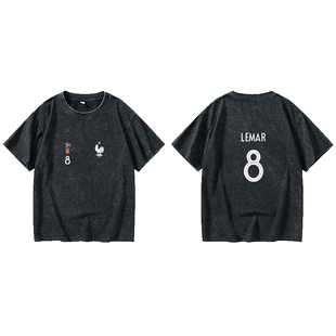 18法国国家队球衣训练服 7号格列兹曼 姆巴佩 博格巴T恤短袖潮衣