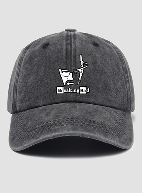绝命毒师圆领 美剧breaking bad帽子棒球帽男女简约鸭舌帽遮阳帽