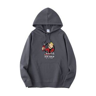 PS4 XBOX Fallout 76辐射76周边卫衣连帽Oversize衣服套头男女上