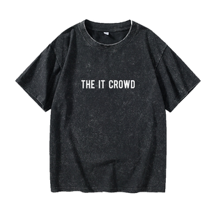 英剧it狂人IT Crowd程序猿员精英士T恤短袖个性衣服女男圆领大码