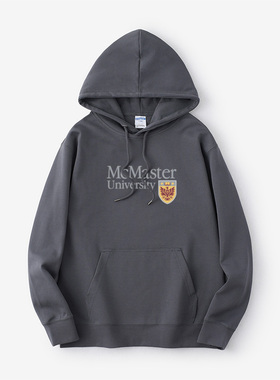麦克马斯特大学McMaster University纪念品周边校服卫衣连帽大码