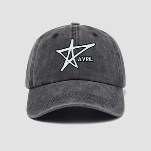 摇滚 Lavigne艾薇儿帽子棒球帽男女鸭舌帽遮阳帽户外防晒休 Avril