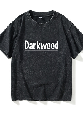 Darkwood 阴暗森林T恤短袖新品衣服女男圆领大码宽松夏季情侣装棉