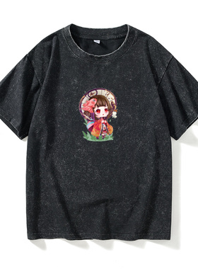 阴阳师游戏大天狗服周边妖刀姬茨木童子ssr动漫T恤短袖个性衣服女