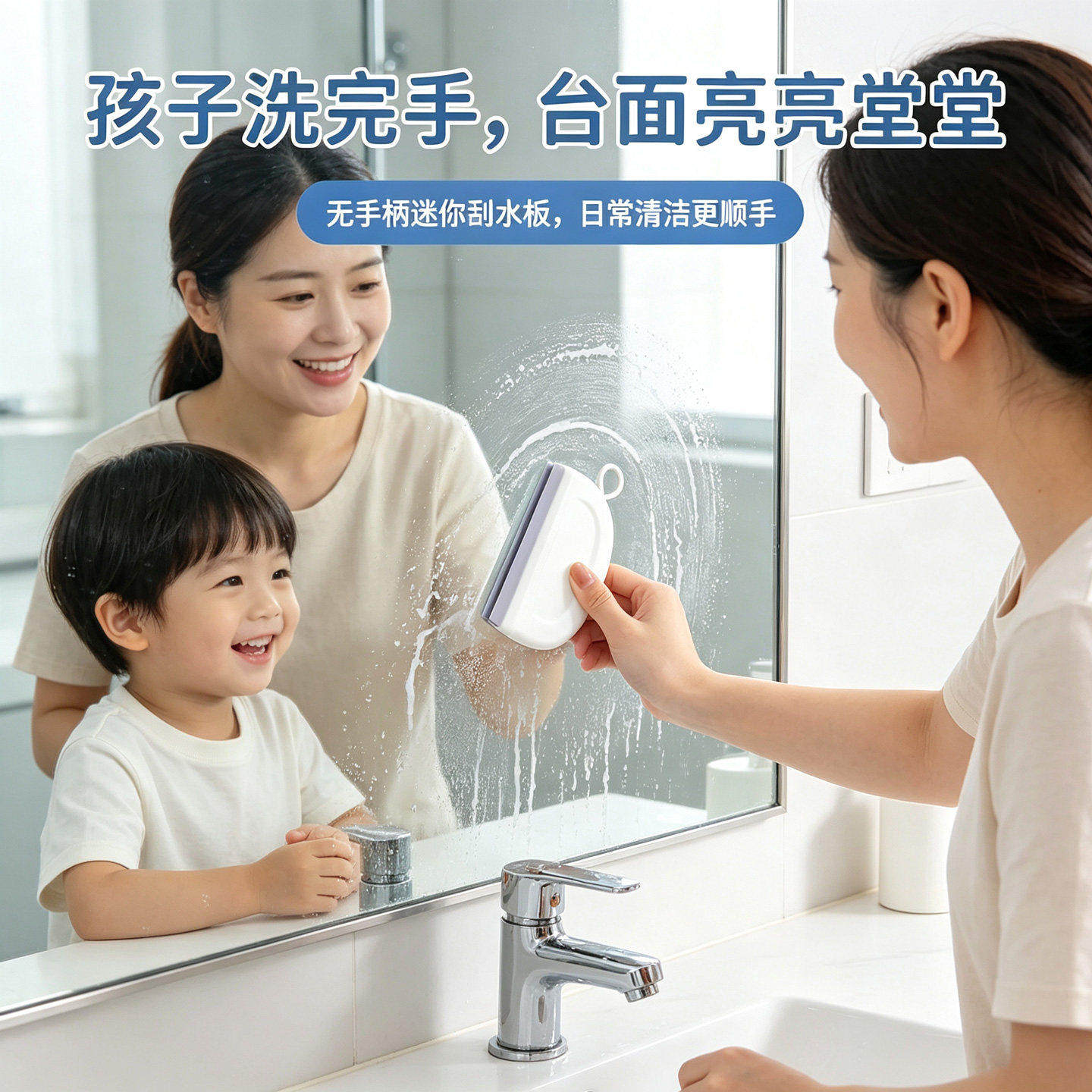 迷你台面刮水板除雾清洁