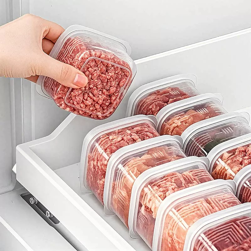 日式冰箱冻肉分装盒密封