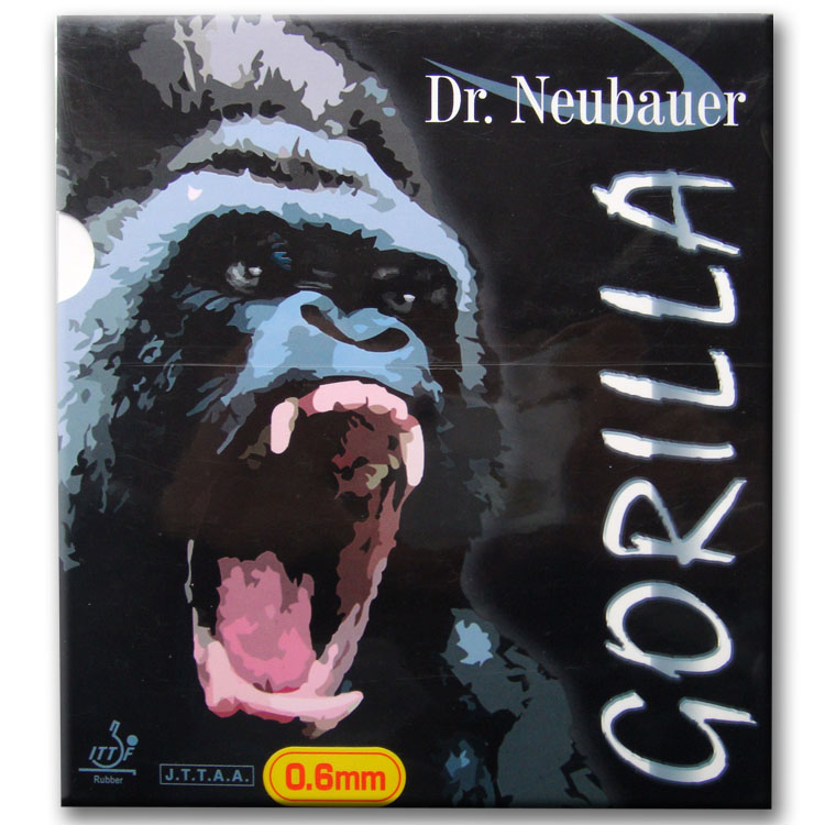 Dr Neubauer纽鲍尔Gorilla大猩猩乒乓球软防弧反胶套胶印度穆吉克-封面