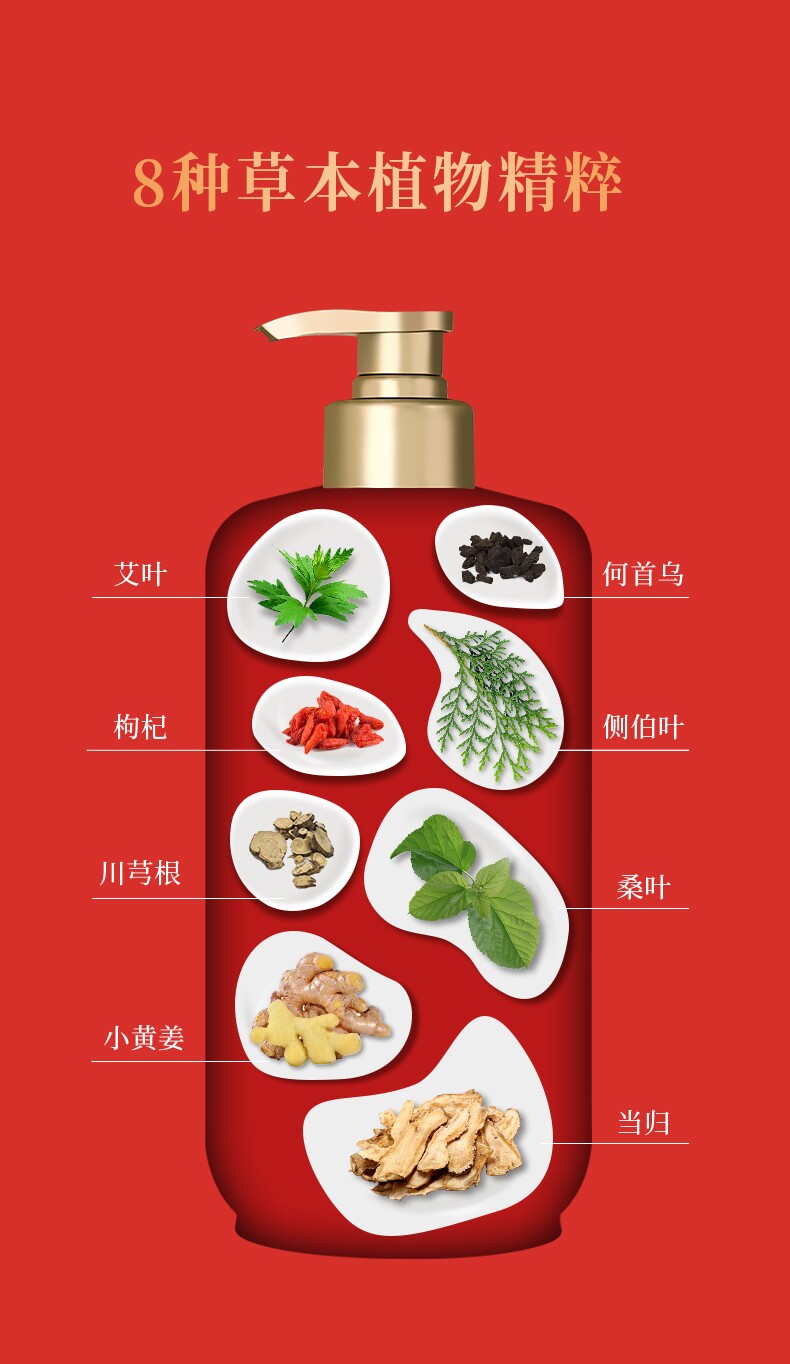 丝蜜浓防脱洗发水 控油蓬松 改善脂溢性脱发 发根强韧 无硅油
