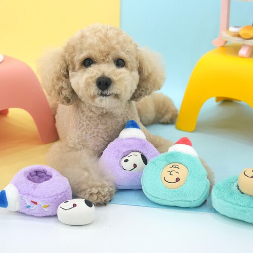 Parisdog正品史努比蛋糕发声玩具