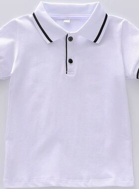 小学生校服夏装 polo衫男女童短袖t恤儿童班服夏季幼儿园园服夏天