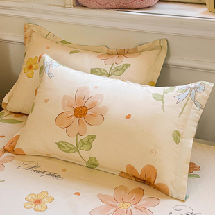 纯棉枕套48cmx74cm一对装2025新款全棉枕芯内胆套儿童枕头套