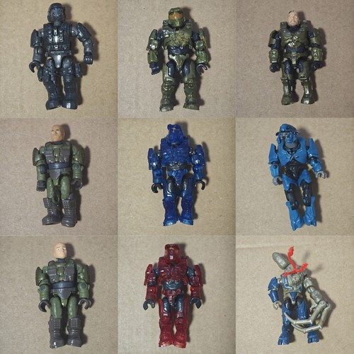 Mega halo光环瑕疵散货人仔0322odst陆战队鬼面兽洪魔精英咕噜