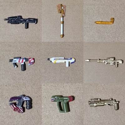 Mega美高Halo光环无限致远星士官长ODST红色蓝队贵族小队武器配件