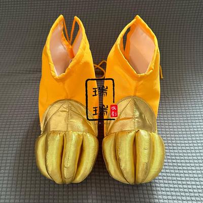 北狮鞋舞狮鞋子舞龙舞狮专用鞋子成人狮子鞋龙狮队舞台表演鞋子