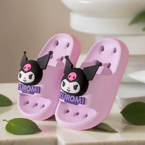 Sanrio, милые детские быстросохнущие тапочки для ванной комнаты, подходят для подростков