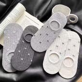 miu风女士蝴蝶结袜子船袜浅口夏季 薄款 防滑不掉跟百搭隐形透气袜