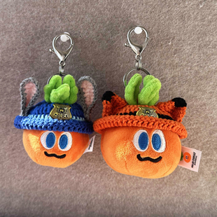 成品钩织diy五月天魔魔胡萝卜动物城朱迪尼克卜卜帽子钥匙扣挂件